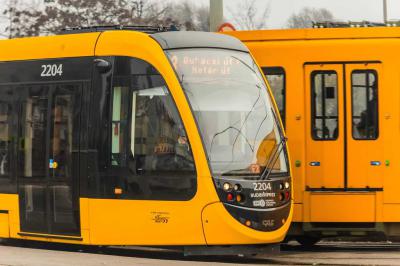 Közlekedés - Budapest - Új CAF villamosok Budapesten