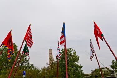 Jelkép - Pákozd - Történelmi zászlók a Katonai Emlékparkban
