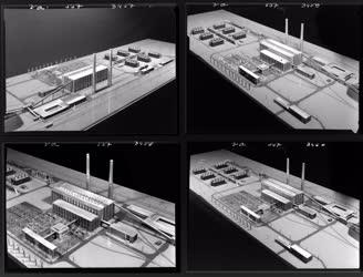 Ipar - Pécsújhegyi Erőmű makettje