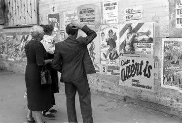 Választás - választási plakátok 1947-ben