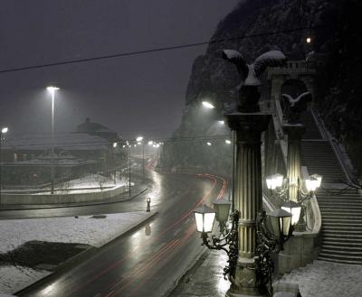 Városkép - Budapest - Az Erzsébet-híd budai hídfője