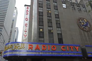 Városkép - New York - Radio City Music Hall