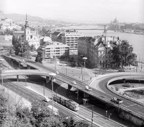 Városkép - Budapesti látkép az Erzsébet hídnál