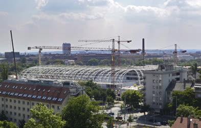 Építkezés - Budapest - Épül az MTK új stadionja