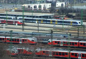 Közlekedés - Budapest - A kelenföldi vasúti pályaudvar