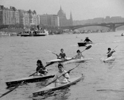 Sport - Kajak-kenu verseny a Dunán