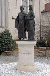 Műalkotás - Nagymaros - Szent István és Boldog Gizella szobra