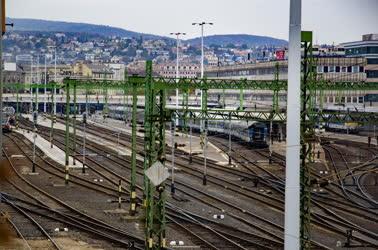 Közlekedés - Budapest - Déli pályaudvar rendezőtere