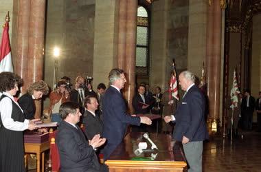 1990-es Kossuth- és Széchenyi-díjak átadása