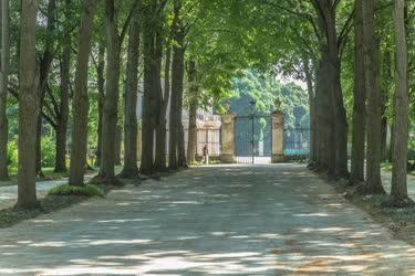 Épület - Fertőd - Az Esterházy-kastély parkjának kapuja 