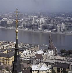 Városkép - Budapest - Kilátás a Mátyás-templom tornyából