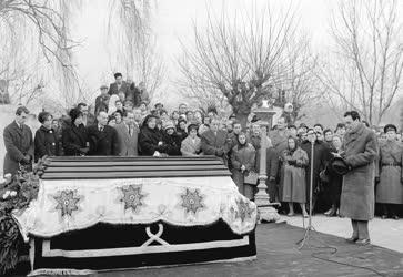 Temetés - Latabár Árpád színművész temetése