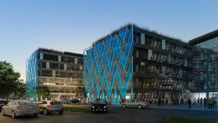 Építészet - Debrecen - A kategóriás irodaház építés