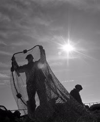 Mezőgazdaság - Tihanyi halászok