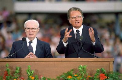 Vallás - Billy Graham a Népstadionban