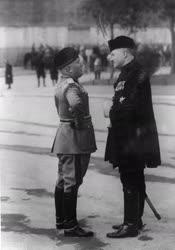 Történelem - Külkapcsolat - Mussolini és Darányi beszélget