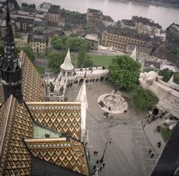 Városkép - Budapest - Kilátás a Mátyás-templom tornyából