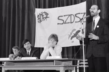 Önkormányzati választás - Az SZDSZ és a Fidesz közös nagygyűlése 