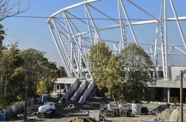 Településfejlesztés - Épül a budapesti Nemzeti Atlétikai Stadion