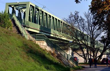 Közlekedés - Budapest - Az Újpesti vasúti híd