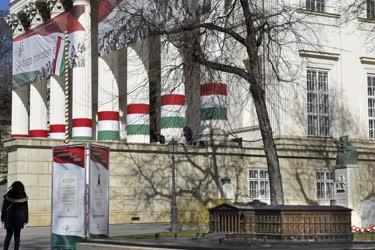 Városkép - Budapest - Magyar Nemzeti Múzeum makett