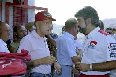 Sport - Niki Lauda a Forma-1-es Magyar Nagydíjon
