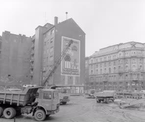 Városkép - A Marx tér átalakítási munkálatai