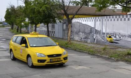 Budapest - Taxis falfestmény