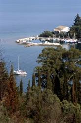 Korfu - Tengerparti kikötő