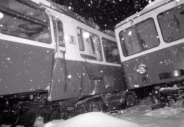 Baleset - Súlyos baleset a fogaskerekű vasút vonalán