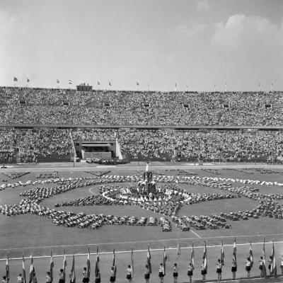 Sport - A Népstadion ünnepélyes megnyitása