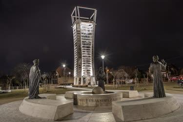 Városkép - Budapest - Reformáció emlékműve Sashalmon