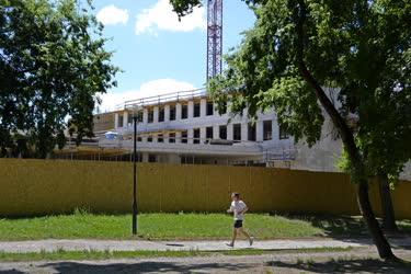 Építkezés - Budapest - Épül az NKE új oktatási épülete