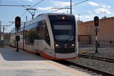 Városkép - Villajoyosa - Tram-villamos 