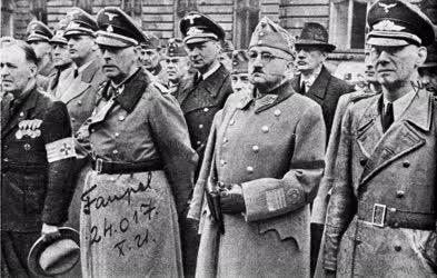 II. világháború - Nyilas hatalomátvétel - Gyászszertartás a Budai Várban