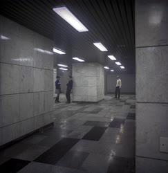 Közlekedés - Átadás előtt a metró Fehér út és Deák tér közötti szakasza