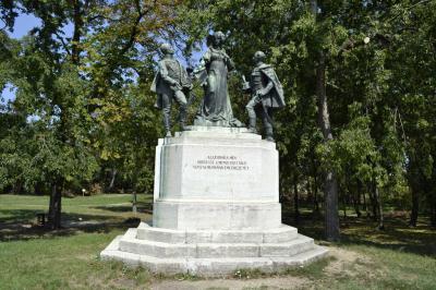 Műalkotás - Budapest - Szoborcsoport az Orczy-kertben