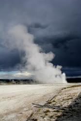 Természet - Gejzír a Yellowstone Nemzeti Parkban
