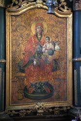 Műalkotás - Trónoló Mária Istenanya - ikonosztáz részlet