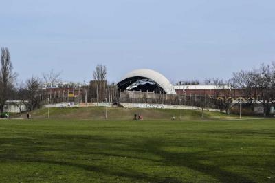 Épület - Budapest - A Petőfi Csarnok szabadtéri színpada