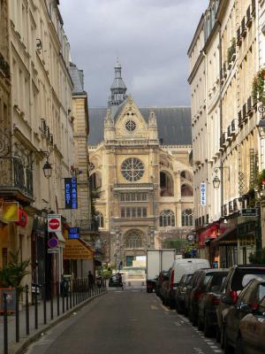 Franciaország - Párizsi városkép - A St-Eustache templom