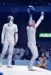 Sport - Szöuli olimpia - A férfi tőrcsapat döntője