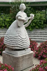 Műalkotás - Budapest - Déryné szobra a Horváth-kertben