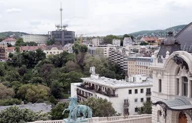 Városkép - Budapest - Kilátás a Budai Várból a Naphegyre
