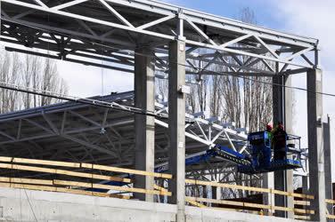 Sport - Budapest - Épül a Vasas új labdarúgó-stadionja