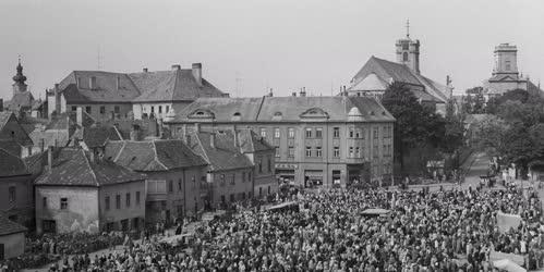 Városkép-életkép - Piac Győrött