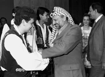 Külpolitika - Jasszer Arafat Budapesten