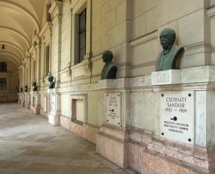 Műalkotás - Budapest -  Az agrárium tudósainak szobrai