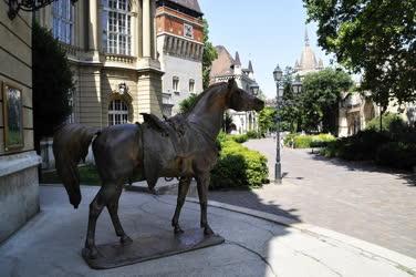 Városkép - Budapest - Városliget - A hűséges ló szobor