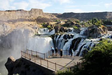 Természet - Twin Falls - A Shoshone Falls vízesés